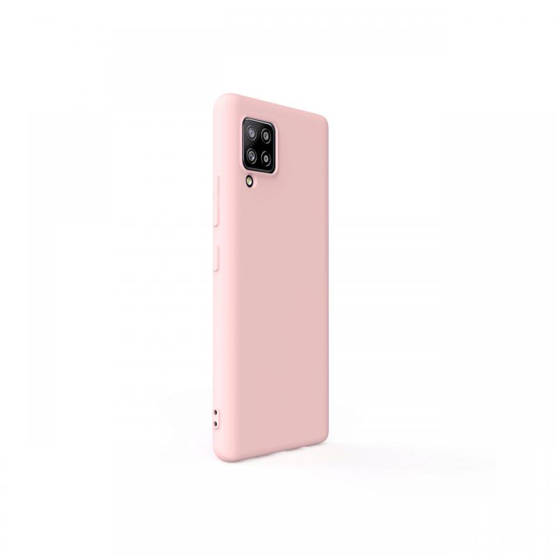 Husa Samsung Galaxy A42 Lemontti Silicon Soft Slim Pink Sand