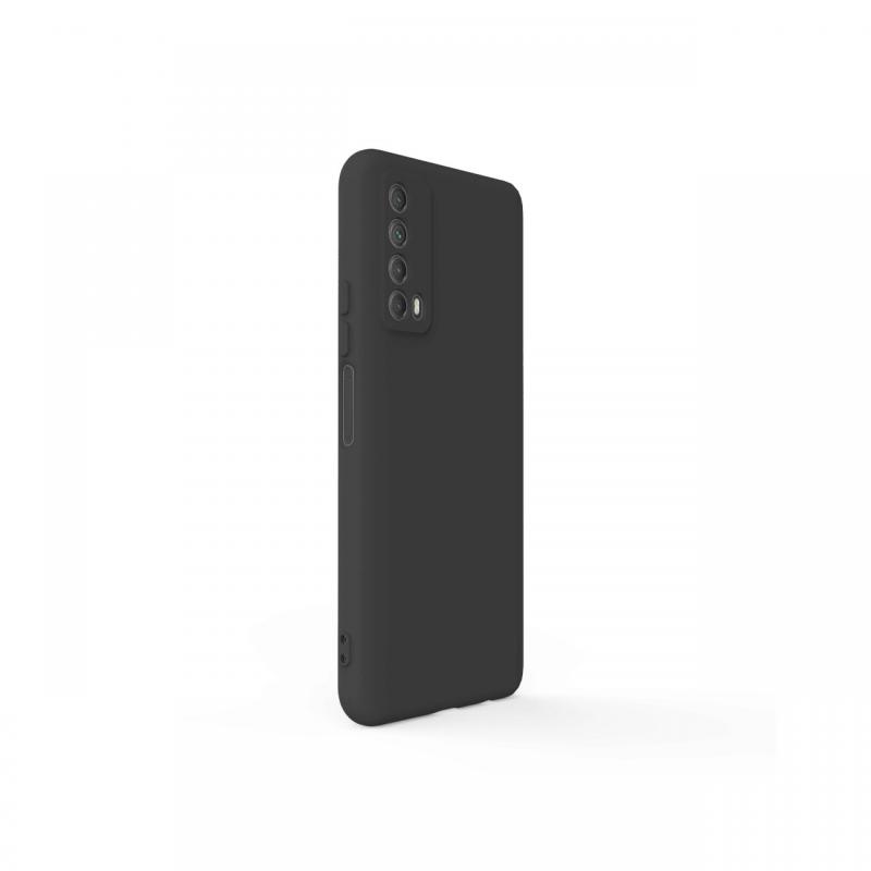 Husa Huawei P Smart 2021 Lemontti Silicon Soft Slim Black