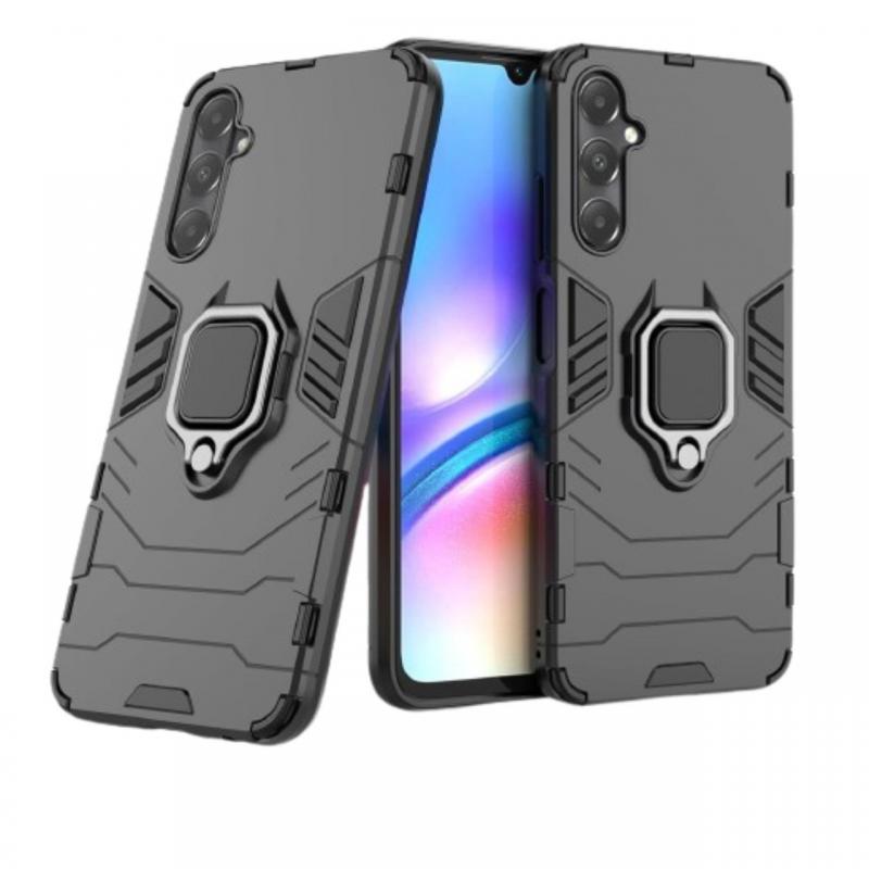 Lemontti Husa Ring Armor Samsung Galaxy A05s Negru