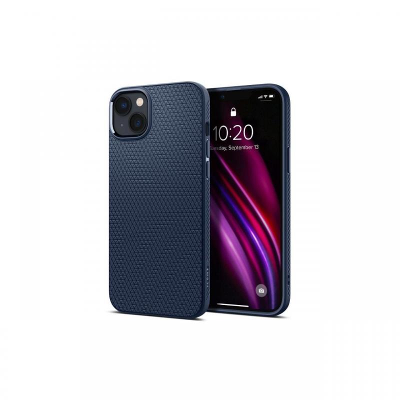 Husa iPhone 14 Spigen Liquid Air Navy Blue