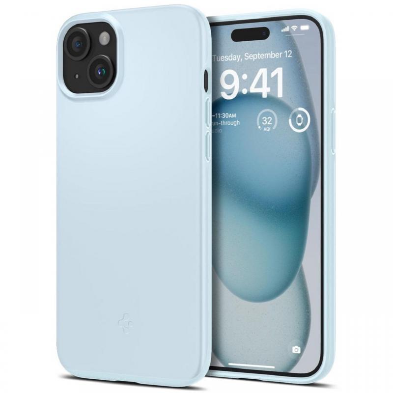 Spigen Husa Thin Fit iPhone 15 Mute Blue