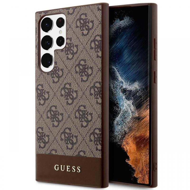 Guess Husa 4G Stripe Logo Samsung Galaxy S24 Ultra Maro