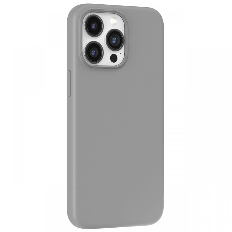 Devia Husa Silicon Nature Series iPhone 15 Pro Max Gri