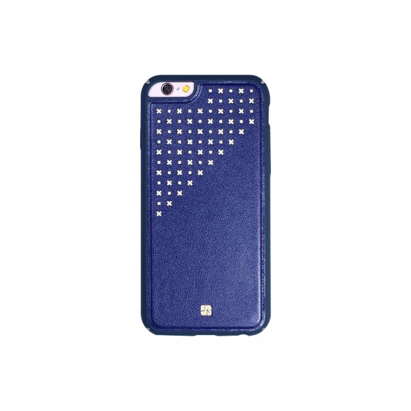 Carcasa iPhone 6/6S Just Must Carve IV Navy (protectie margine 360°)
