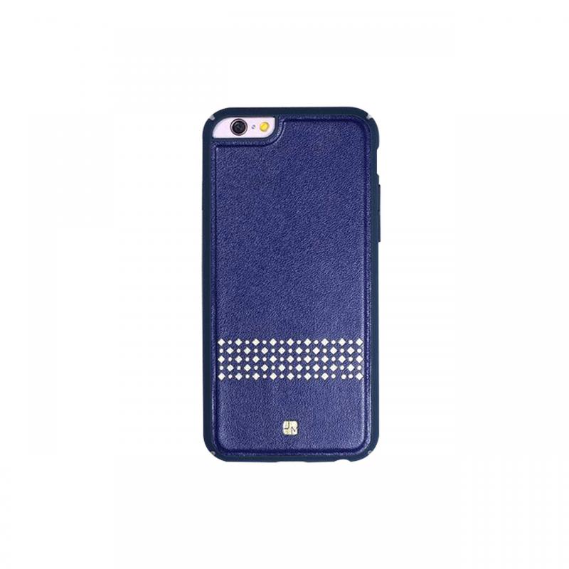 Carcasa iPhone 6/6S Just Must Carve V Navy (protectie margine 360°)