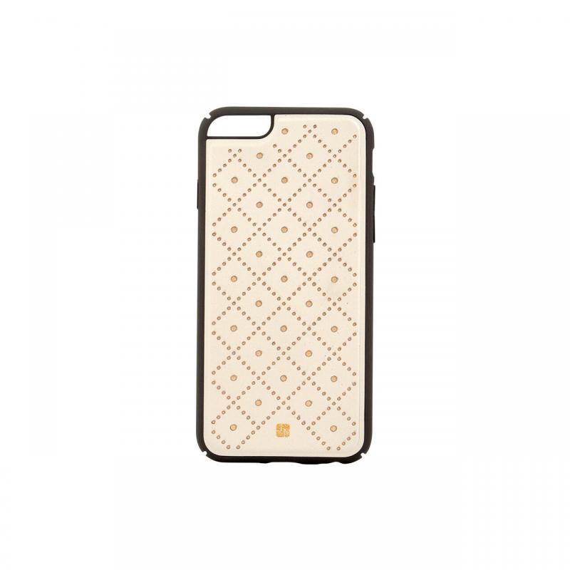 Carcasa iPhone 6/6S Just Must Carve VI Beige (protectie margine 360°)