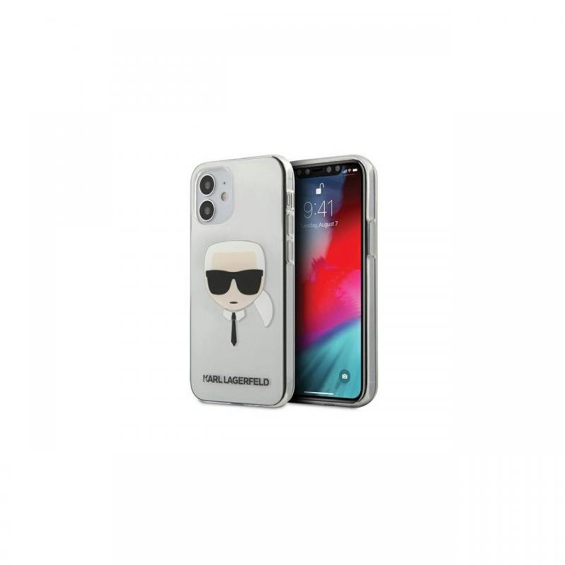 Husa iPhone 12 Mini Karl Lagerfeld Karl\'s Head Transparent