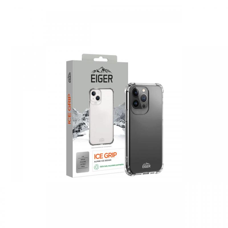Husa iPhone 14 Pro Max Eiger Ice Grip Clear