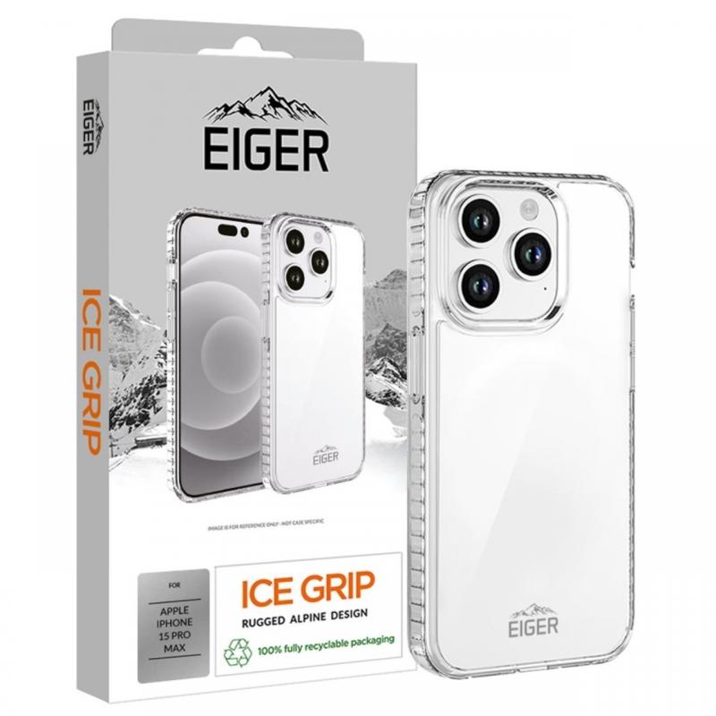 Eiger Husa Ice Grip iPhone 15 Pro Max Clear