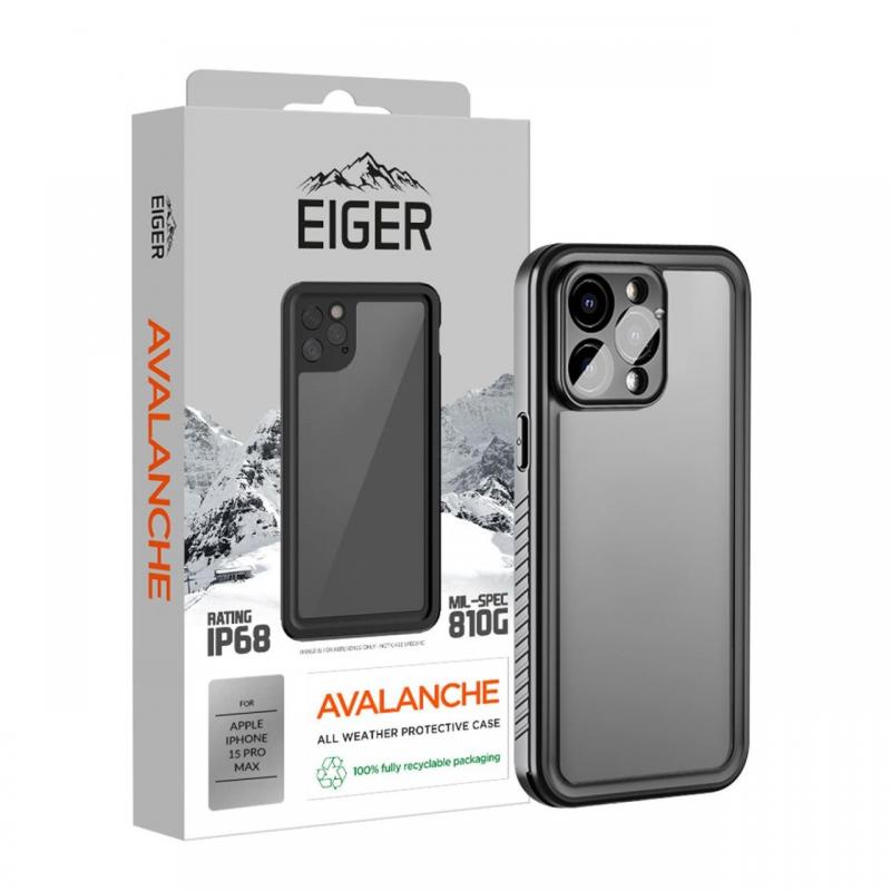 Eiger Husa Avalanche iPhone 15 Pro Max Black