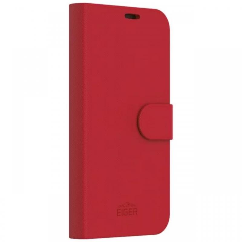 Eiger Husa North Folio Case iPhone 15 Rosu