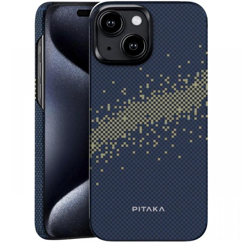 Pitaka Husa MagEZ 4 StarPeak Milky Way 1500D, Aramida MagSafe iPhone 15 Plus