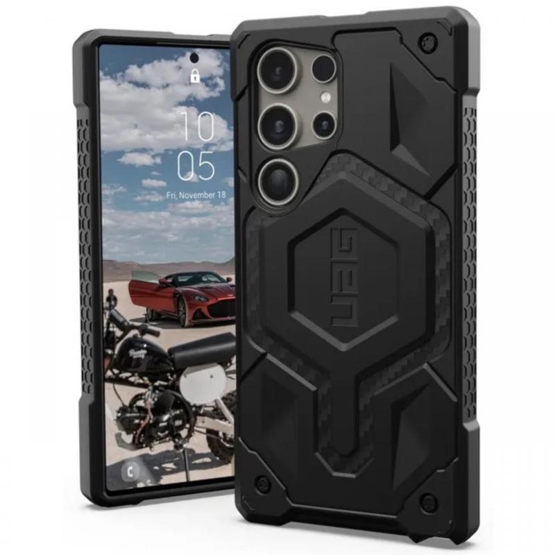 UAG Husa Monarch Series Samsung Galaxy S24 Ultra Carbon Fiber