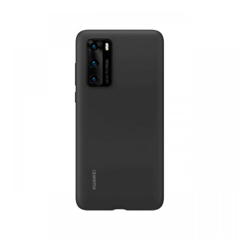 Husa Originala Huawei P40 Silicon Case Black