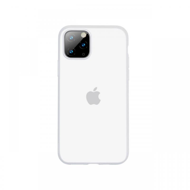 Husa iPhone 11 Pro Baseus Liquid Silica Gel Protective Clear White