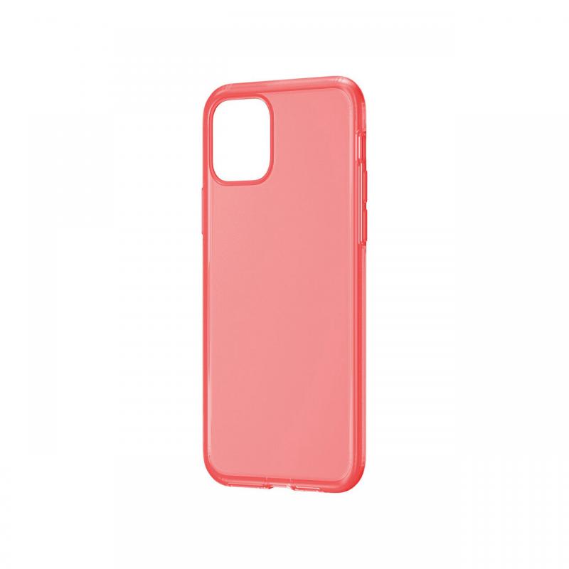 Husa iPhone 11 Pro Baseus Liquid Silica Gel Protective Clear Red