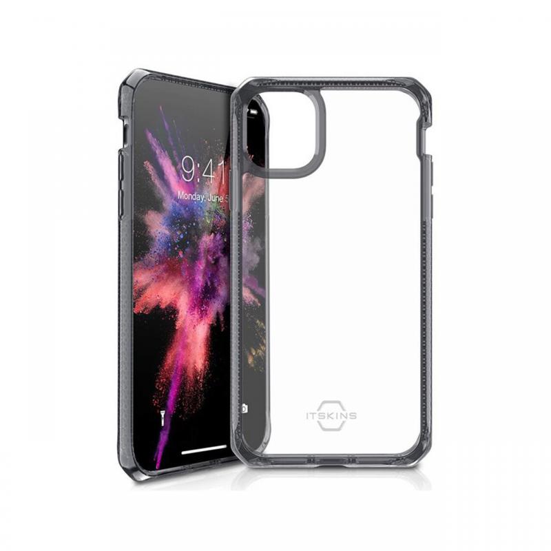 Husa iPhone 11 Pro IT Skins Hybrid Clear Black & Transparent (antishock)