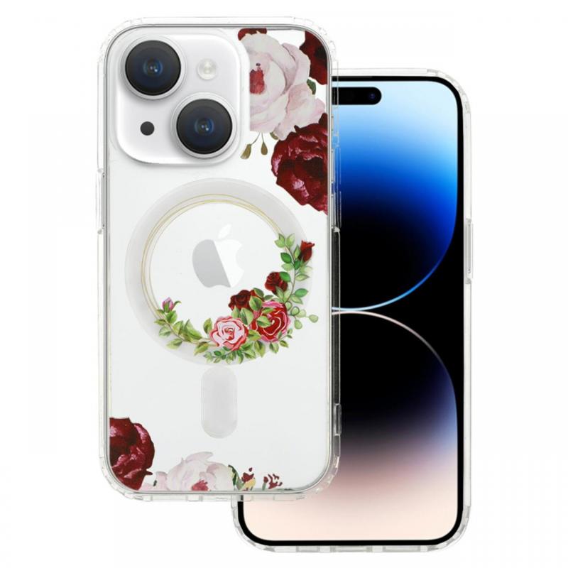 Tel Protect Husa Flower Magsafe iPhone 15 Design 2
