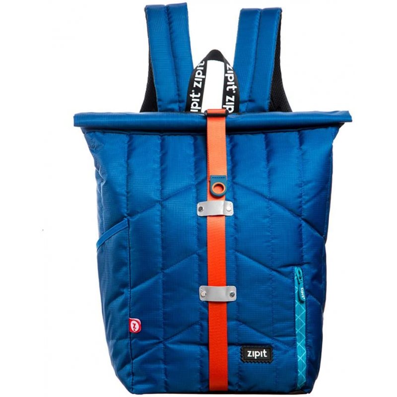 Rucsac Zipit Puffer Premium - Albastru Cu Banda Rosie