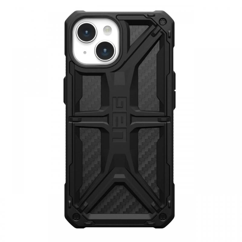 UAG Husa Monarch Series iPhone 15 Carbon Fiber