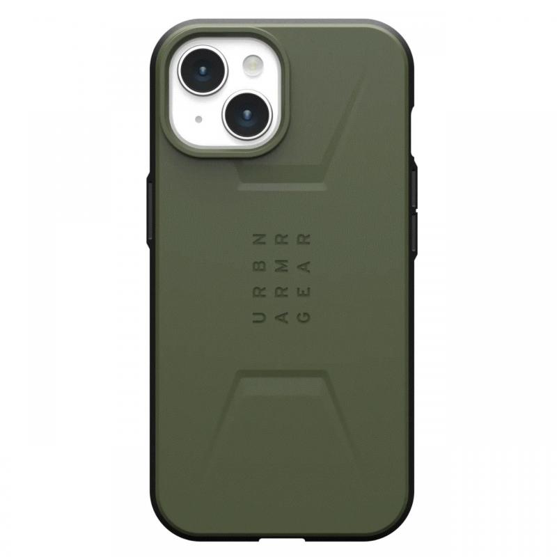 UAG Husa Civilian Magsafe iPhone 15 Plus Olive Drab
