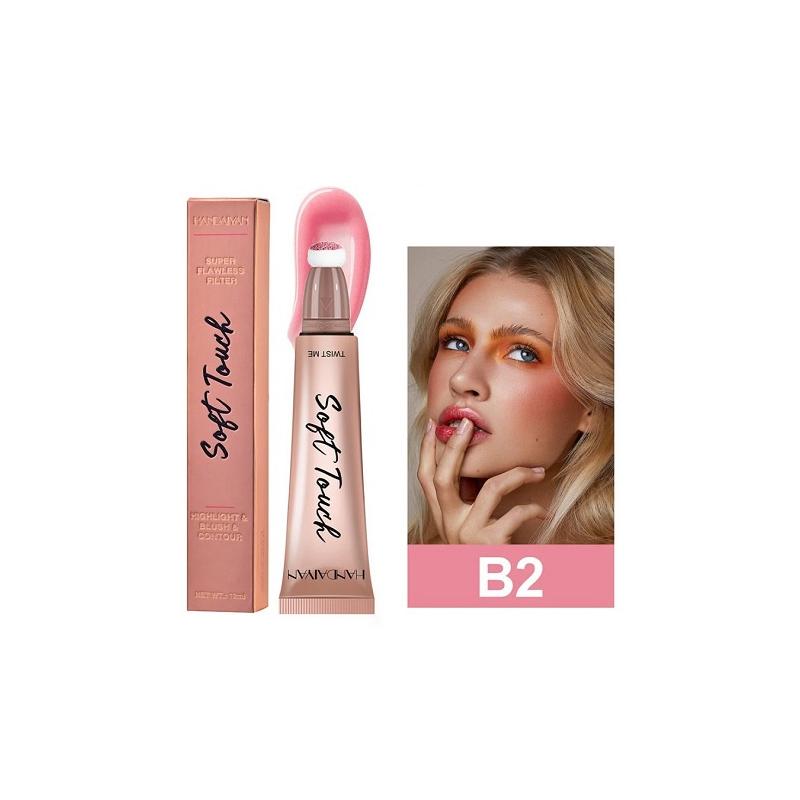 Fard de obraz iluminator, Handaiyan, Soft Touch, Highlight & Blush, B2, 12 ml