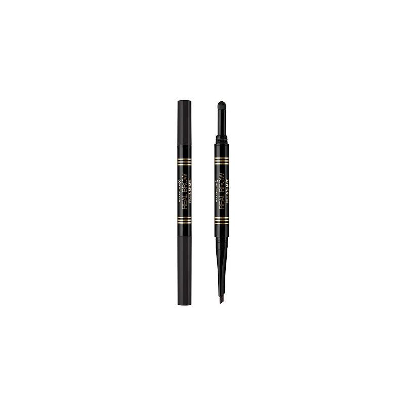 Creion sprancene, Max Factor, Real Brow Fill, Shape, 05 Black Brown