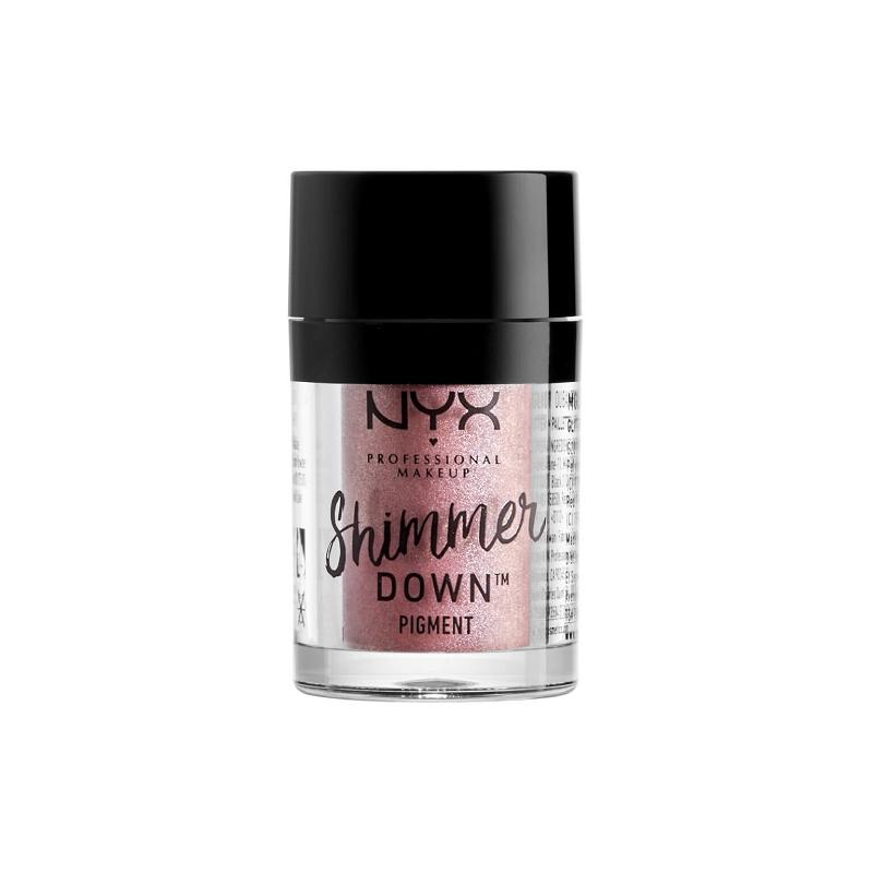 Fard de Pleoape Pigment, NYX, Shimmer Down, 01 Mauve Pink, 1.5 g