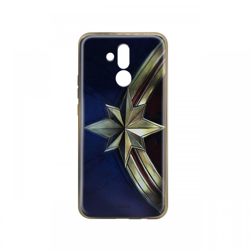 Husa Huawei Mate 20 Lite Marvel Silicon Captain Marvel 001 Gold