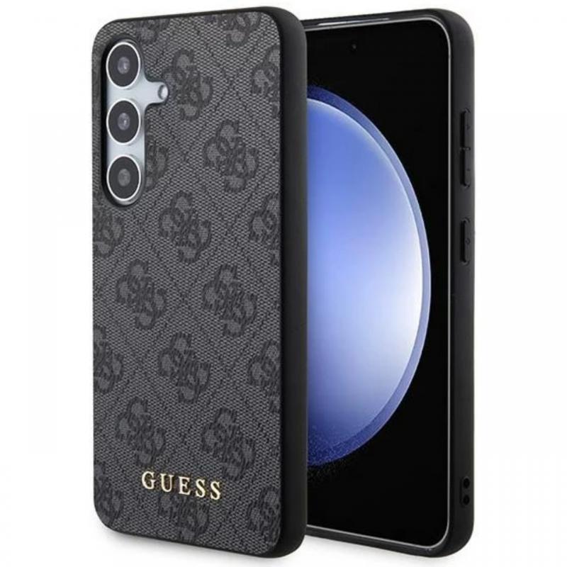 Guess Husa 4G Metal Gold Logo Samsung Galaxy S24 Gri