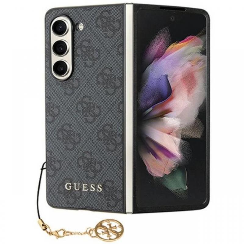 Guess Husa 4G Charms Samsung Galaxy Z Fold5 Gri