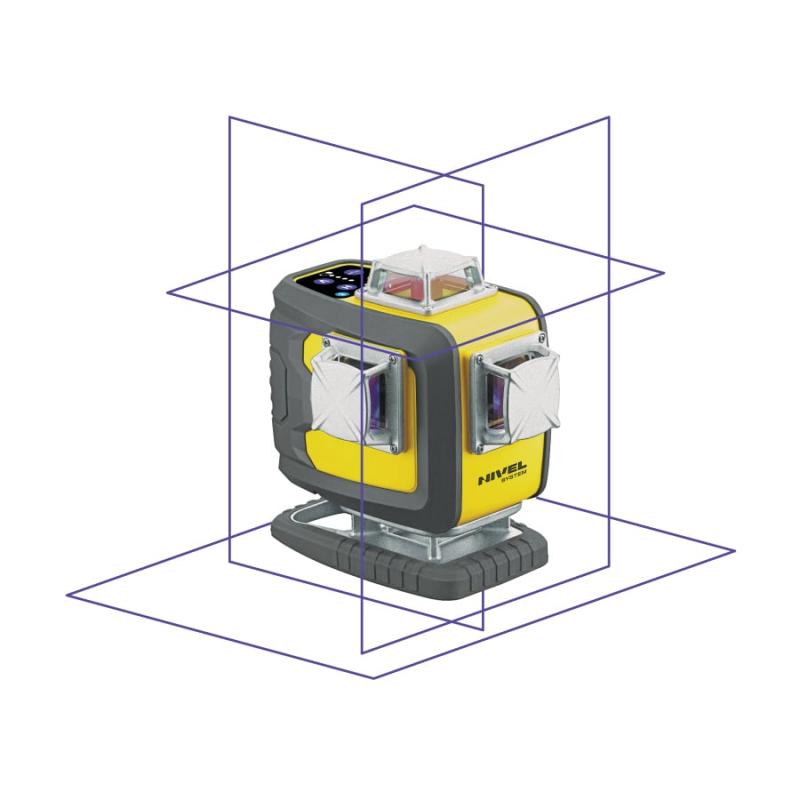 Nivela laser in cruce Nivel System CL4D-P, 4D, Multifuncționala, laser rosu, 4 planuri laser (360 grade)