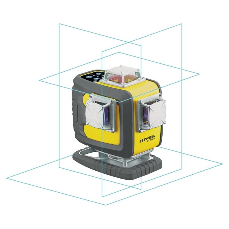 Nivela laser in cruce Nivel System CL4D-B, 4D, Multifuncționala, laser rosu, 4 planuri laser (360 grade)