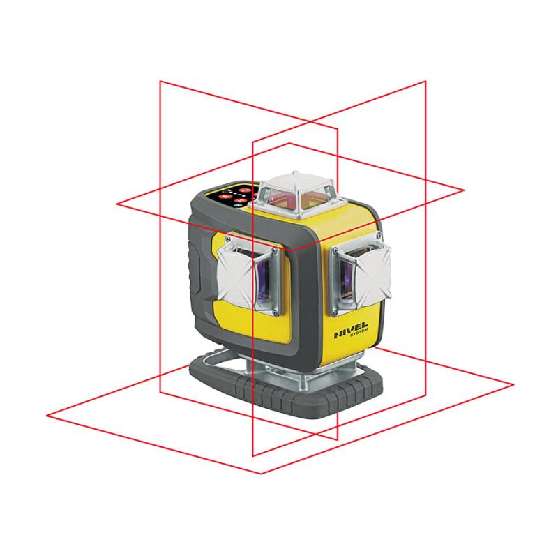 Nivela laser in cruce Nivel System CL4D-R, 4D, Multifuncționala, laser rosu, 4 planuri laser (360 grade)