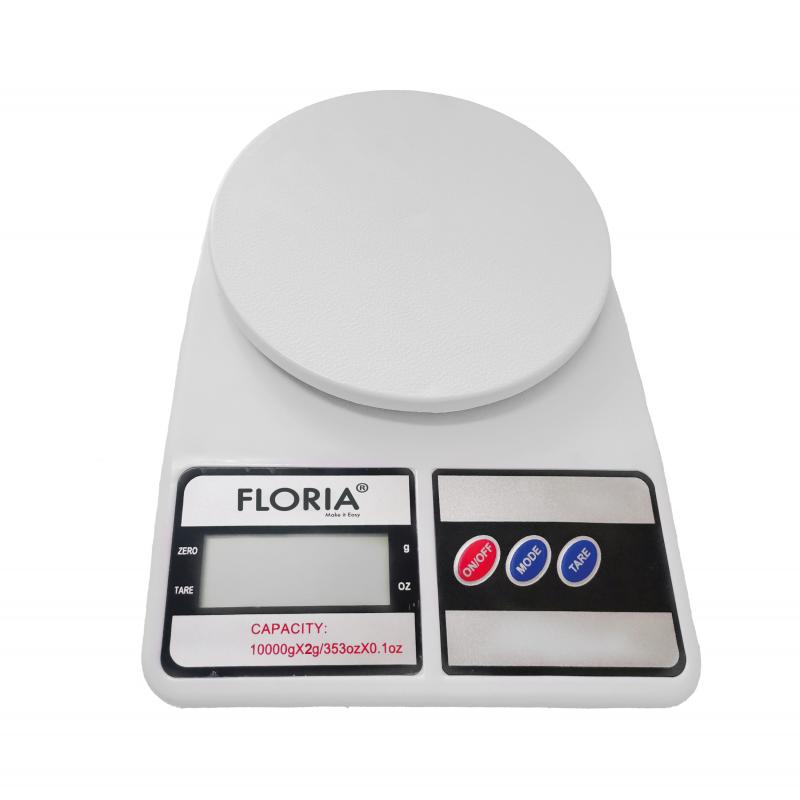 Cantar de bucatarie digital Floria ZLN9075, Capacitate 2g-10.000g, Display LCD, Maxim 10kg