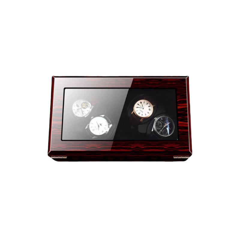 Cutie intors ceasuri automatice iUni, Watch Winder 4 Mahon-Negru