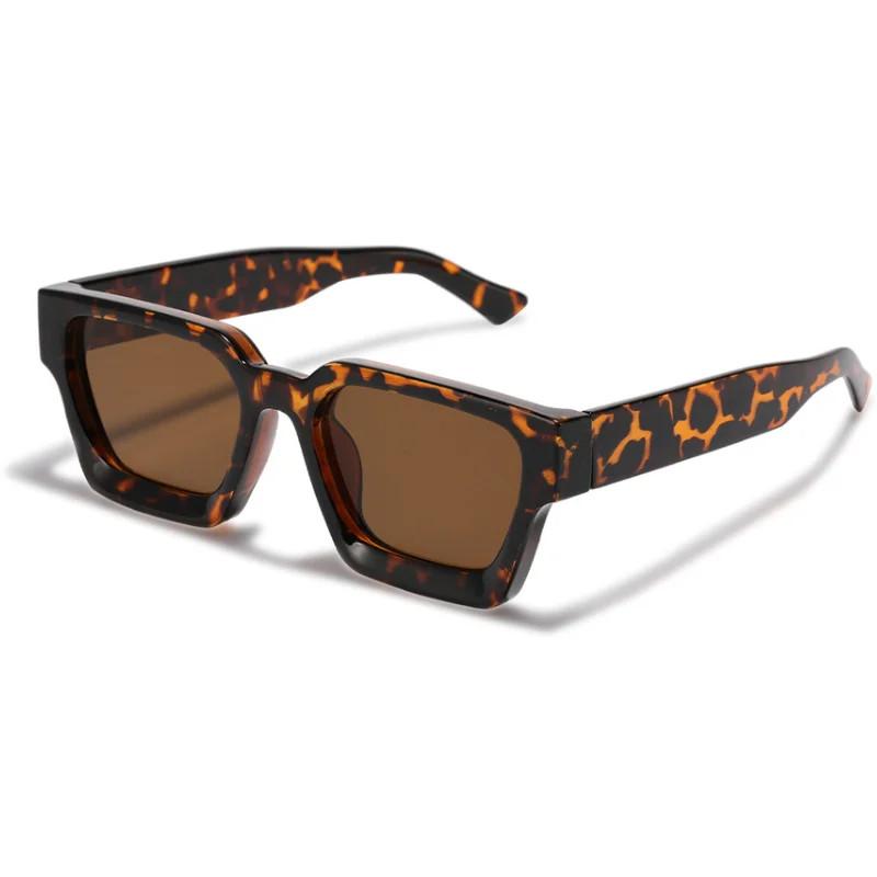 Ochelari de Soare Retro Square iUni iEye, UV400, Animal Print