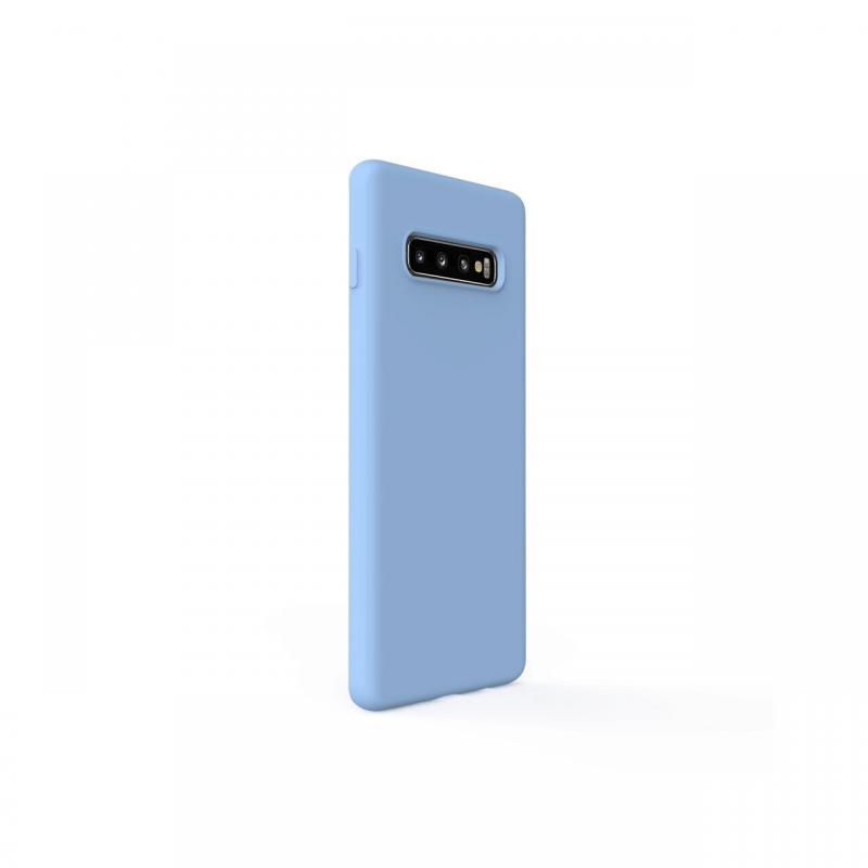 Husa Samsung Galaxy S10 Plus G975 Lemontti Silicon Soft Slim Light Blue