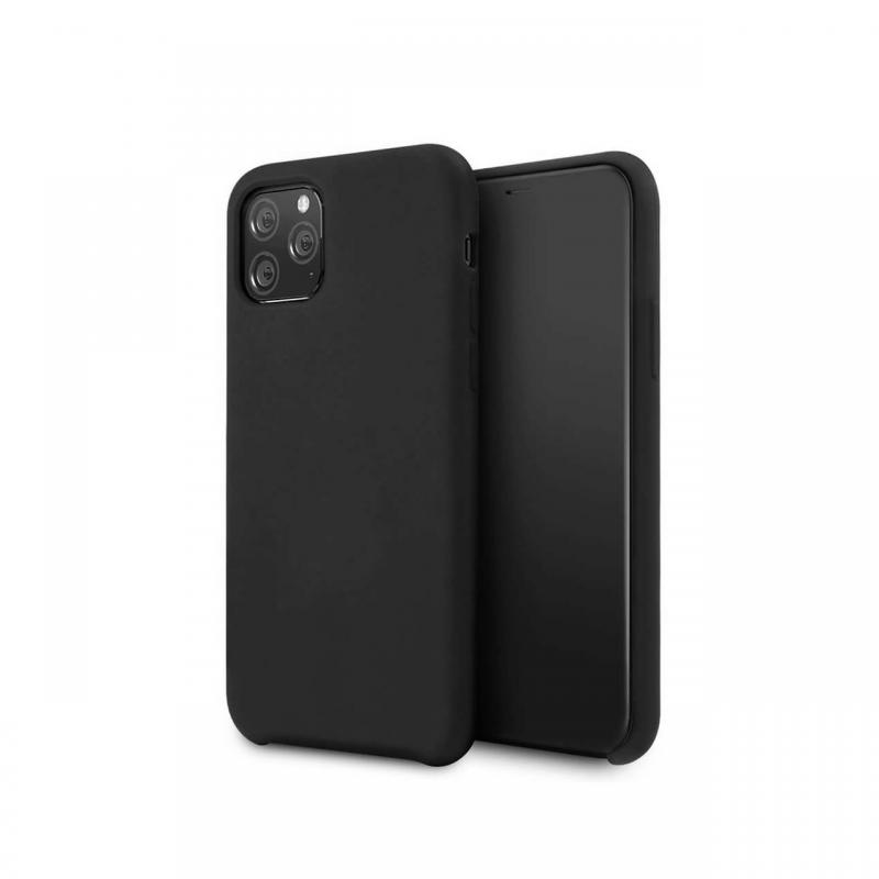 Husa iPhone 12 / 12 Pro Lemontti Silicone Lite Negru