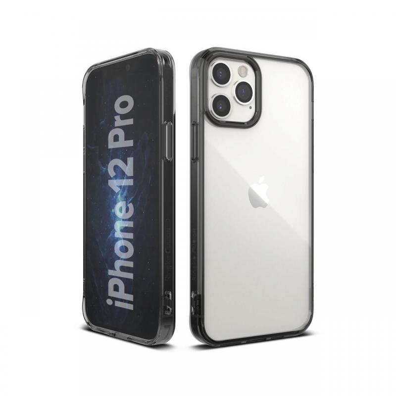 Husa TPU Bumper iPhone 12 / 12 Pro Ringke Fusion PC Gri