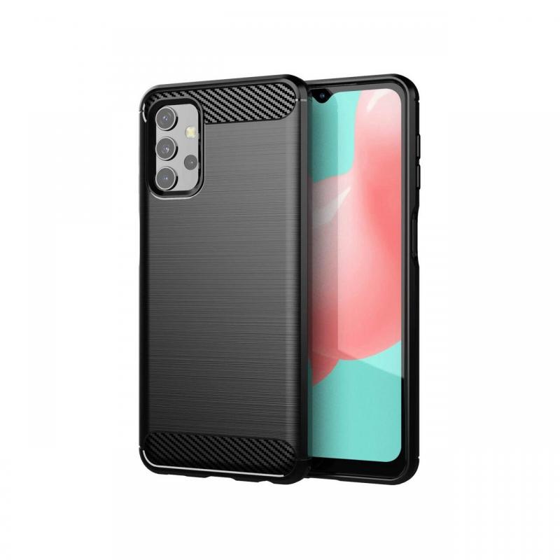 Husa Samsung Galaxy A32 4G Lemontti Carbon Case Flexible Negru