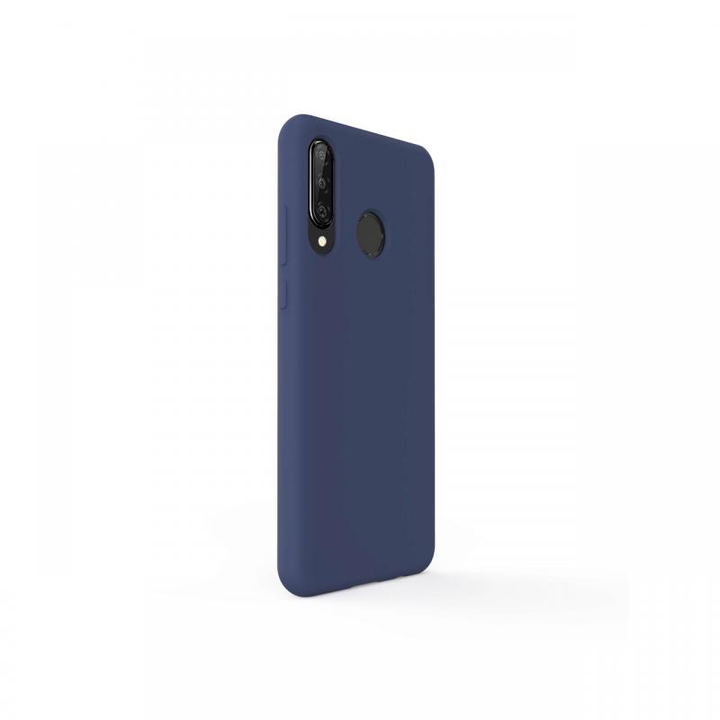 Husa Huawei P30 Lite Lemontti Liquid Silicon Dark Blue