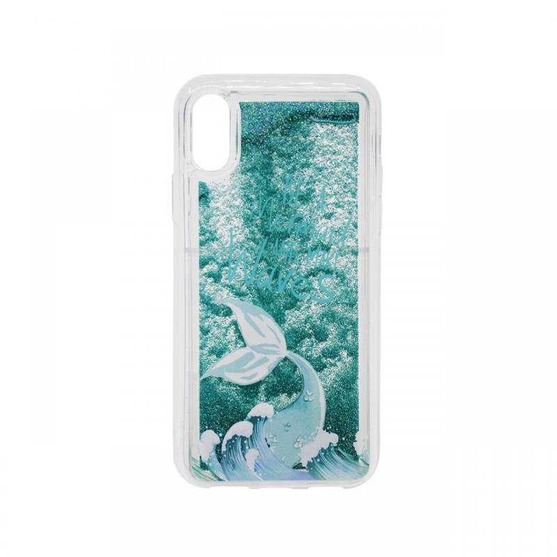 Carcasa iPhone XS / X Lemontti Liquid Sand Be A Mermaid And Make Waves