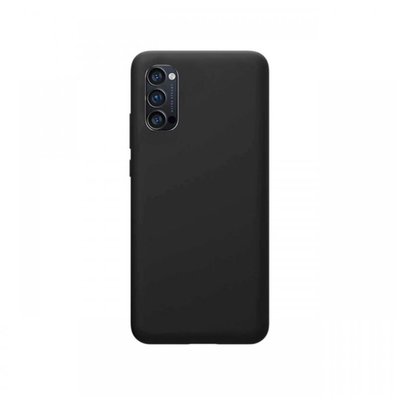 Husa Oppo Reno4 Pro 5G Lemontti Silicon Silky Negru