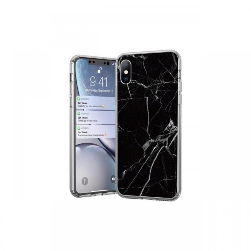 Husa Huawei P30 Lite Wozinsky Marble Negru