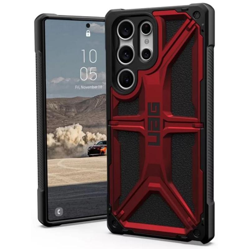 UAG Husa Monarch Series Samsung Galaxy S23 Ultra Crimson