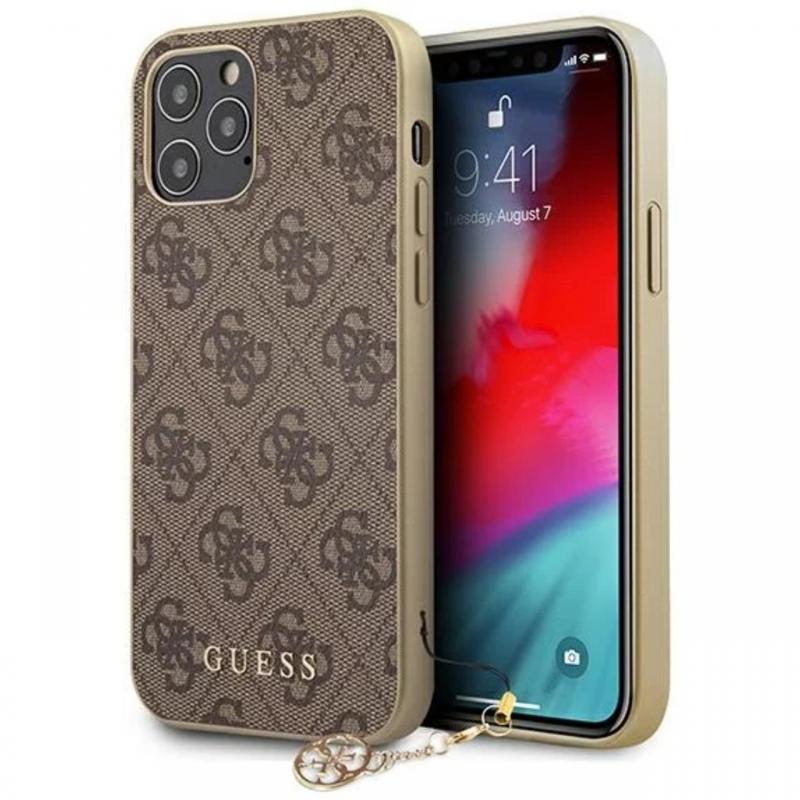 Guess Husa 4G Charms iPhone 12 Pro Max Maro