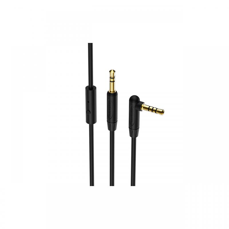 Cablu Borofone BL5 Jack 3.5mm la Jack 3.5mm, 1m, Negru