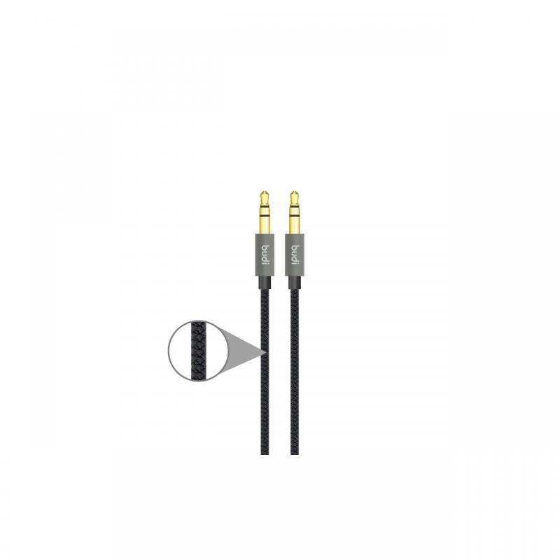 Cablu Jack 3.5mm la Jack 3.5mm Budi Audio 1.2m Black