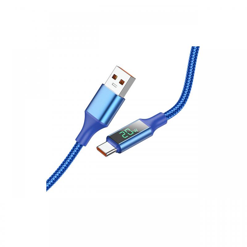 Cablu Borofone BU32 Exclusive USB la Type-C, 1.2m, Albastru